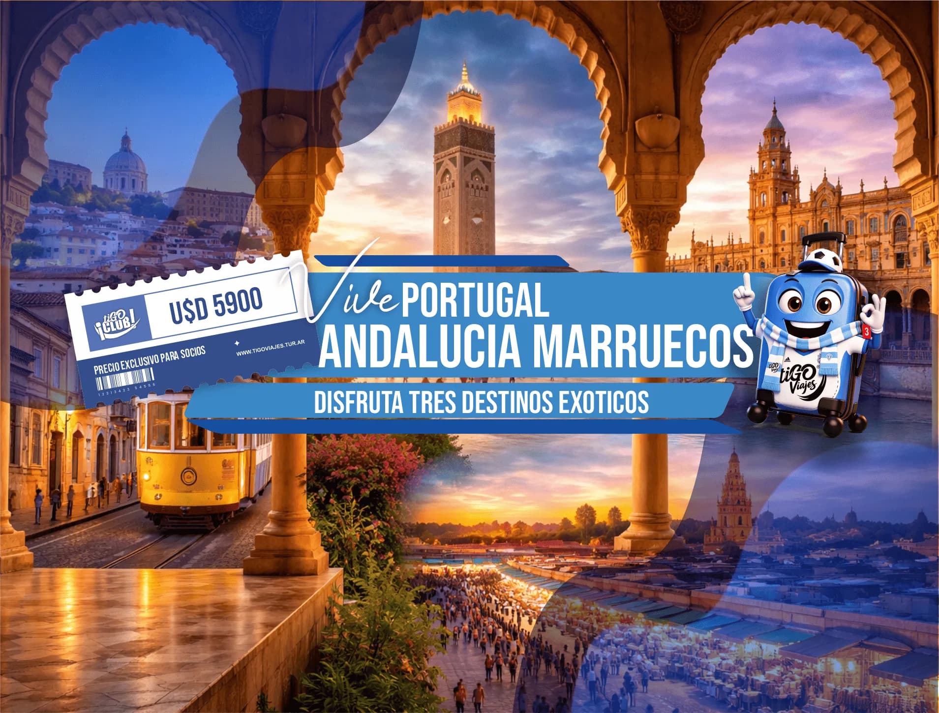 Portugal, Andalucia y Marruecos