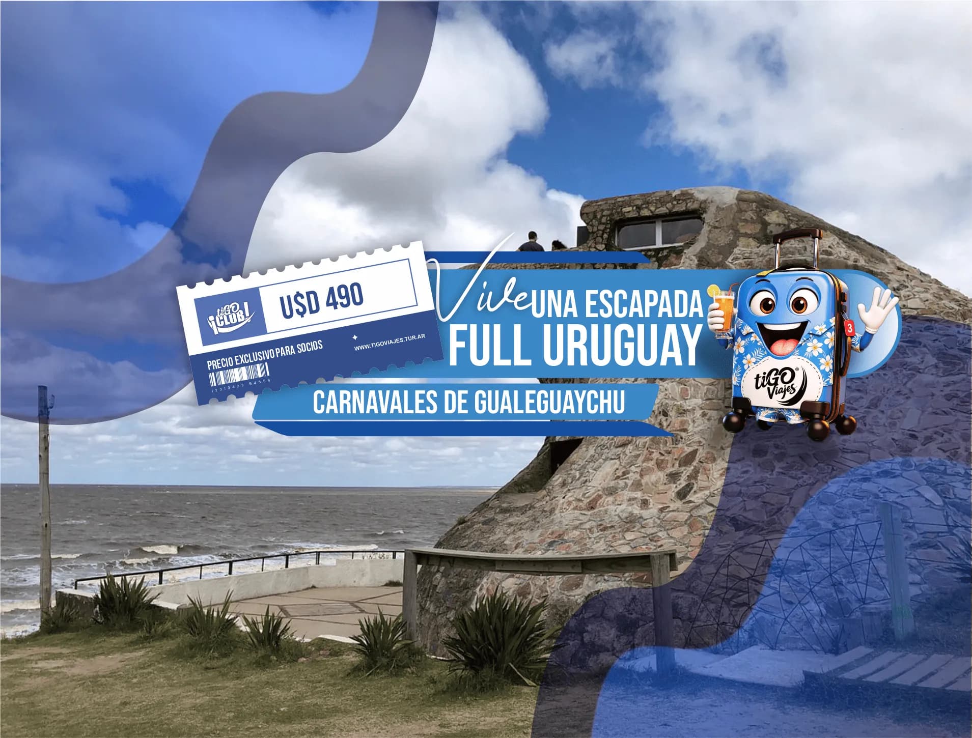 FULL URUGUAY (Piriapolis - Montevideo - Colonia)