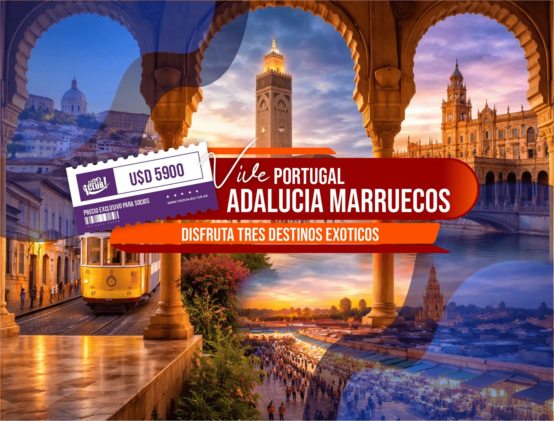 Portugal, Andalucia y Marruecos
