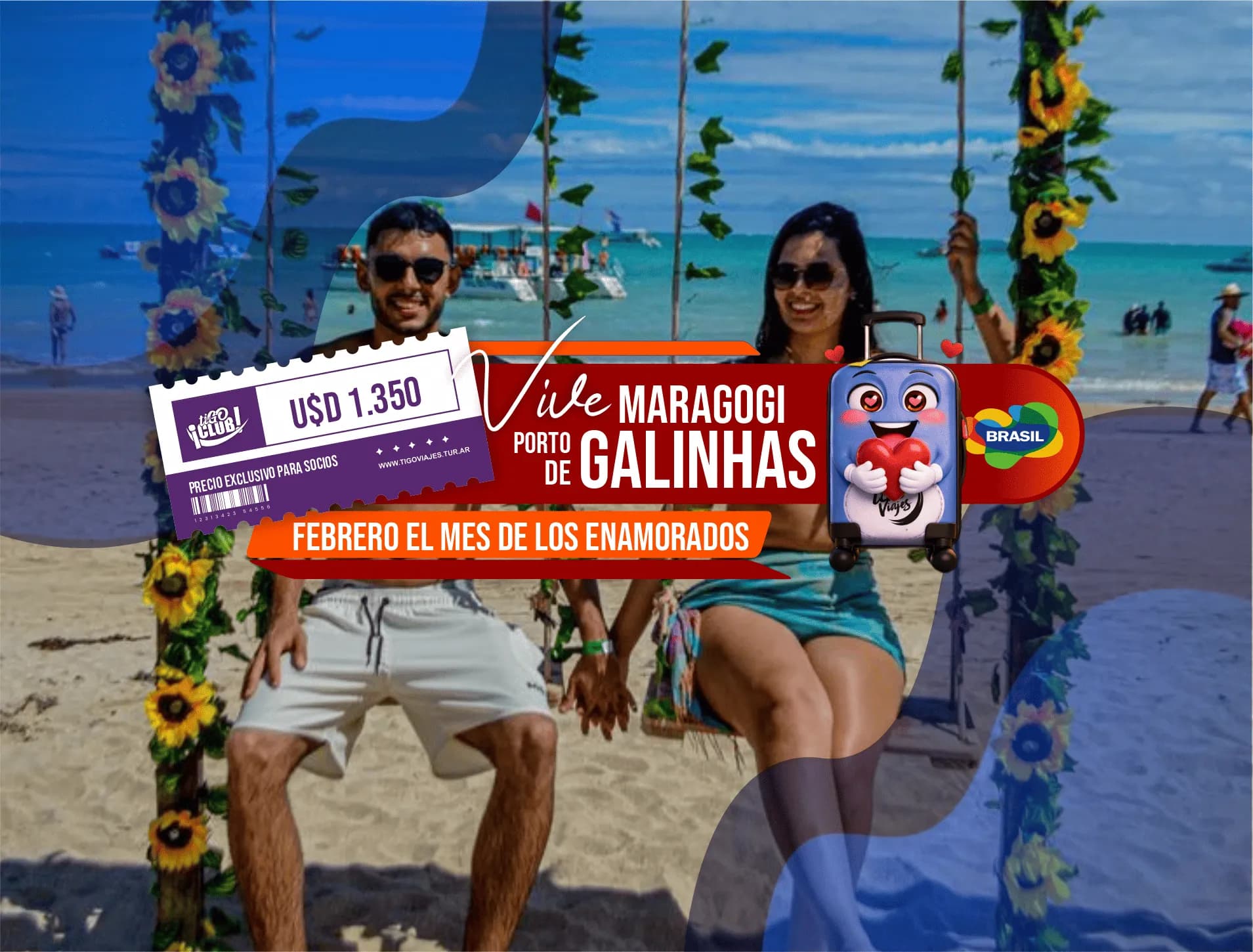 Maragogi y Porto de Galinhas (Mes de los enamorados)